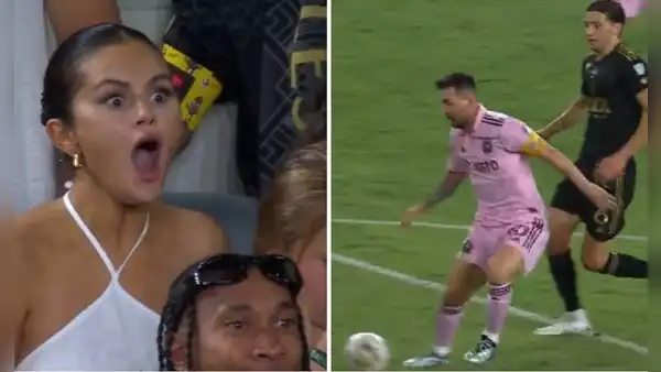 Lionel Messi realizó espectacular jugada y generó peculiar reacción de Selena Gomez