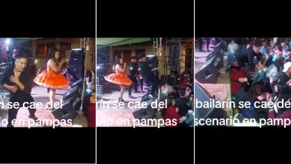 “El salto del tigre”: joven cae del escenario cuando se lucía bailando 'Mis Cuernos' de Yarita Lizeth