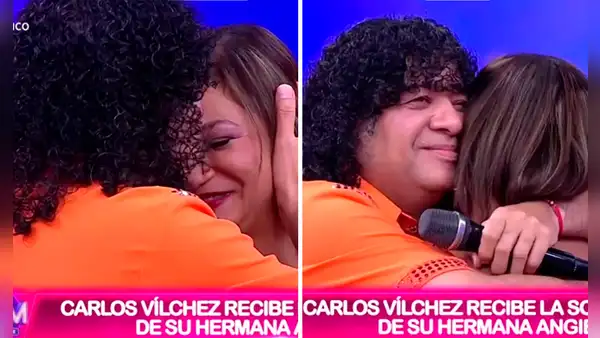 Carlos Vílchez recibe a su hermana en vivo y se quiebra: “Mi hermano mayor está en el cielo”