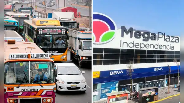 ¿Cómo llegar de SAN JUAN DE LURIGANCHO hasta MEGAPLAZA en menos de 1 hora y con un solo carro?