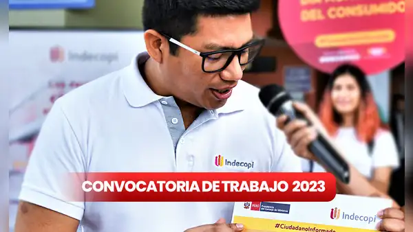 ¿Quieres trabajar en Indecopi? Postula a empleos en Lima y 6 regiones, con sueldos desde S/2.500