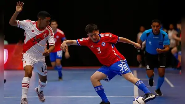 Perú cayó goleado 1-5 ante Chile por la fecha 1 del Sudamericano de Futsal Sub-20