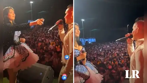 Yarita Lizeth olvidó letra de canción en presentación con cantante de cumbia: “Se pusieron nerviosos”