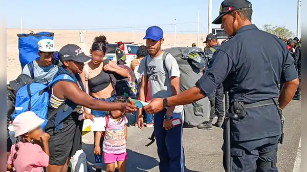 Policía resguarda frontera de Tacna con Chile ante el paso de extranjeros indocumentados