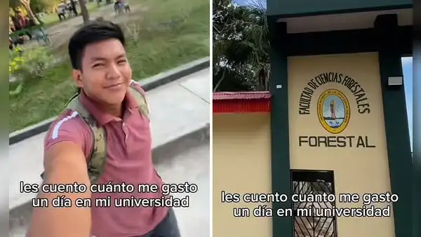 "Debe ser millonario": joven en Loreto muestra cuánto gasta en un día en la universidad