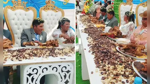Yo iría con mi bolsita": banquete en matrimonio de Puno causa sensación en redes