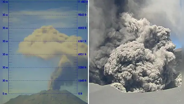 Volcán Ubinas registró nueva explosión tras varios días de ‘silencio’ en Moquegua