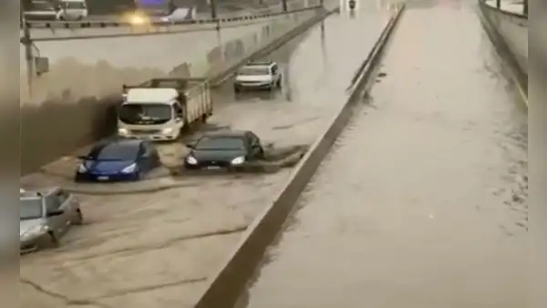VMT: lluvias constantes en Lima provocan aniego en bypass de av. Pachacútec