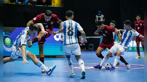 ¡Una pesadilla! Venezuela cayó por 3-0 ante Argentina y quedó fuera del Sudamericano de Futsal Sub-20