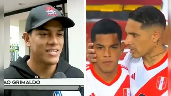 Joao Grimaldo reveló la motivadora frase que le dijo Paolo Guerrero previo a su debut