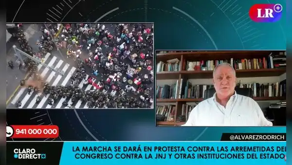 AAR sobre marcha por la democracia: “El Congreso busca remover a la JNJ para poner afines a ellos”