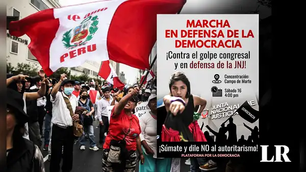 Marcha por la democracia: así fue la movilización contra el Congreso