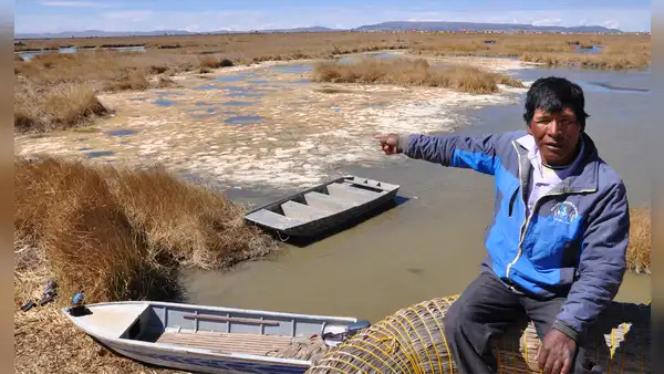 El Titicaca se seca