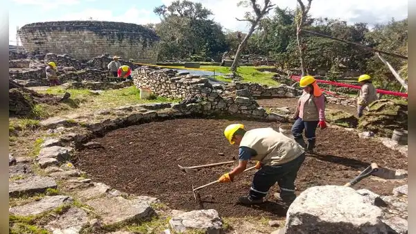 Amazonas: trabajos del drenaje e impermeabilización tiene un avance de 68% en Kuélap