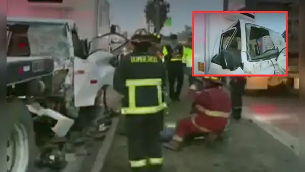 Panamericana Sur: 2 heridos de gravedad dejó triple choque cerca del puente Primavera