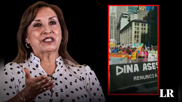 Protesta contra Dina Boluarte: peruanos en EE. UU. se movilizan tras su llegada a Nueva York