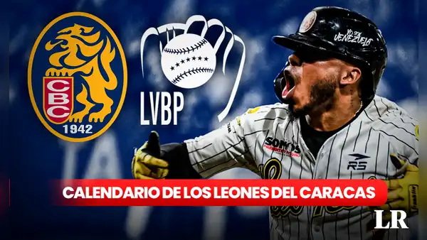 Calendario de los Leones del Caracas, LVBP 2023-2024: juegos, fechas y canales para seguir a los melenudos