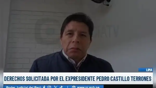Pedro Castillo insiste que está "secuestrado" durante audiencia de tutela de derechos