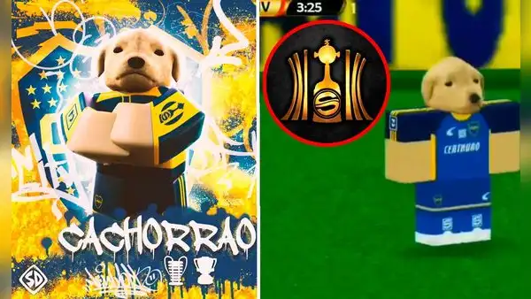 ¿Quién es 'Cachorrao', el refuerzo de Boca Juniors para ganar la Copa Libertadores Roblox?