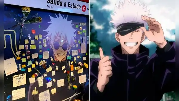Fans de 'Jujutsu Kaisen' en Chile dedican altar a Gojo Satoru tras su muerte: "El cielo ganó un ángel"