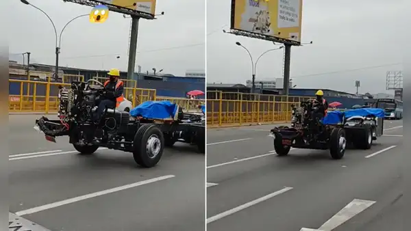 Conductor maneja singular carro por las calles de Lima y sorprende: “En Perú nunca te aburres”