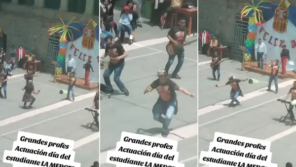 Cusco: profesores de colegio se lucen con imitación de Ke Personajes por el Día del Estudiante