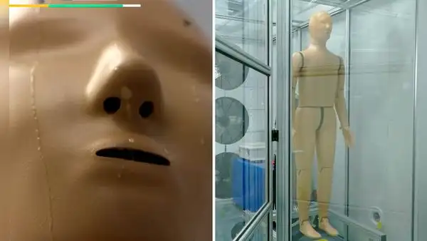 Crean robot que suda y, por esta razón, podría medir el impacto del cambio climático en humanos