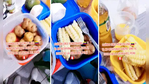 Venezolana se olvida de las AREPAS y prefiere desayunar al estilo peruano: “Es rico y saludable”