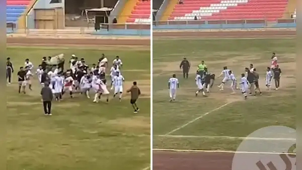 Partido de Copa Perú en Pisco terminó en pelea campal entre jugadores