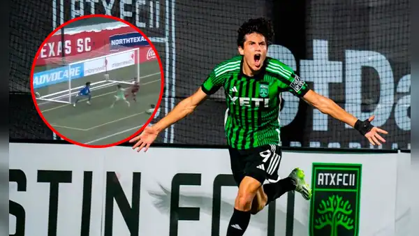 Sebastien Pineau se luce con espectacular golazo de taco en el fútbol de Estados Unidos