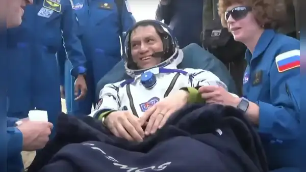 Llega a la Tierra el astronauta Frank Rubio tras quedarse más de 1 año en el espacio