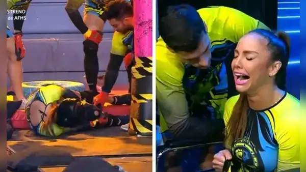 Paloma Fiuza llora tras sufrir fuerte lesión en vivo y podría abandonar 'Esto es guerra'