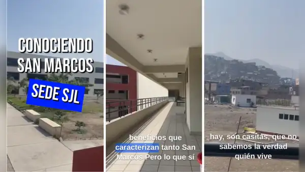 ¿Cómo es la sede de SAN MARCOS en San Juan de Lurigancho? Estudiante de ADMINISTRACIÓN muestra el establecimiento
