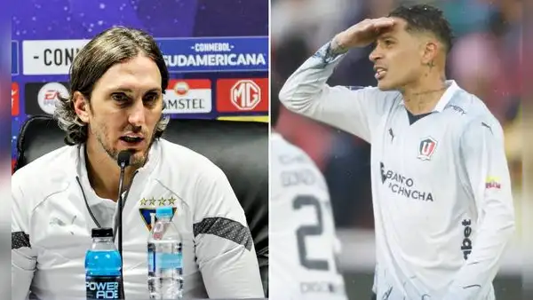 DT de LDU agradeció a Paolo Guerrero tras anotar doblete: "Apareció cuando tenía que aparecer"