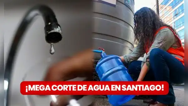 Mega corte de agua en Santiago: ¿hasta cuándo durará y cuáles serán las comunas afectadas?