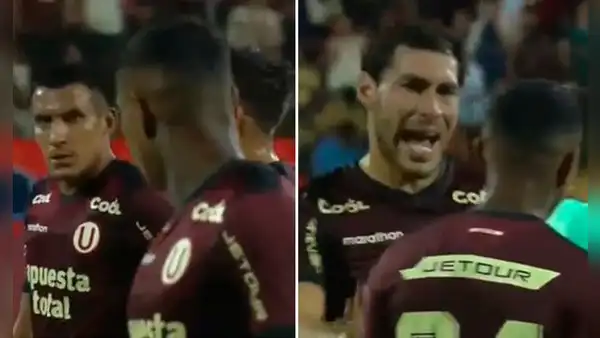 Andy Polo y Alex Valera tuvieron tensa discusión y Saravia tuvo que intervenir para calmarlos