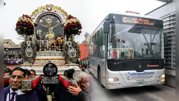 Señor de los Milagros: este es el plan de desvío del Metropolitano y corredores del 7 de octubre