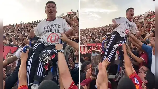"¡Felicidad pura!": hincha en silla de ruedas de la 'U' cautiva las redes tras triunfo en Trujillo