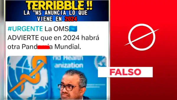 La OMS no anunció que en 2024 habrá “otra pandemia”: no hay registro oficial