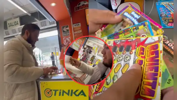 Joven peruano gastó los 'ahorros de su vida' en cartillas de Raspa y Gana, de LA TINKA, y se lleva gran sorpresa
