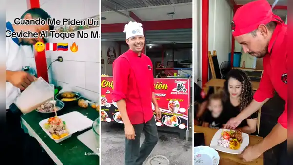 Cocinero la rompe con CEVICHE al abrir local de comida de PERÚ en VENEZUELA: “Sale hasta de noche”