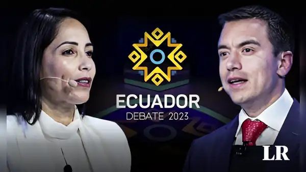 ¿A qué hora y dónde ver el debate presidencial de HOY entre Daniel Noboa y Luisa González?