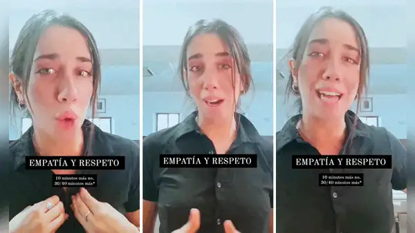 Mesera se pone a llorar al ver que 60 clientes llegaron a su local a pocos minutos de cerrar