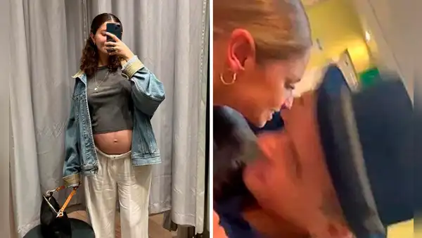 Karina Rivera y Orlando Fundichely comparten emotivo abrazo por el nacimiento de su nieta