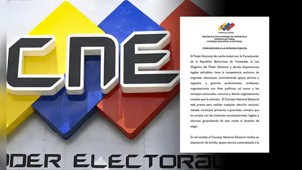 CNE ratificó su disposición de brindar apoyo técnico en la elección Primaria de la oposición