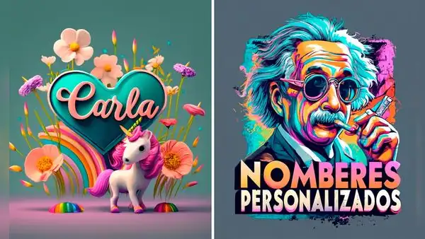 ¿Cómo usar la IA que crea tu nombre con diseños 3D coloridos y que es viral en internet?