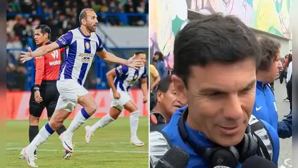 Larriera se rindió ante Barcos tras sus 2 goles en Juliaca pese a sus 39 años: "Es medio milagroso"