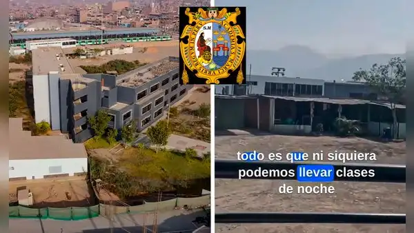 Estudiantes de la facultad de Administración de la UNMSM denuncian precarias condiciones en la sede SJL