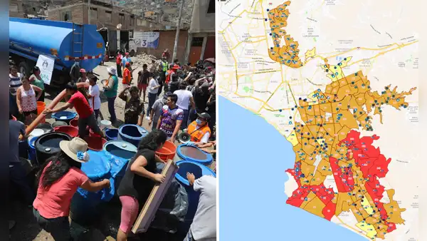 ¿Cuál es el ÚNICO sector de San Martín de Porres que será afectado por el corte de agua? Mira el MAPA aquí