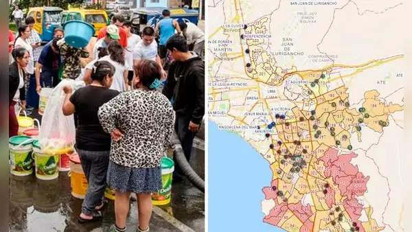 MAPA del corte de agua en Villa El Salvador: estas son las 13 zonas que se verán afectadas este 6 de octubre